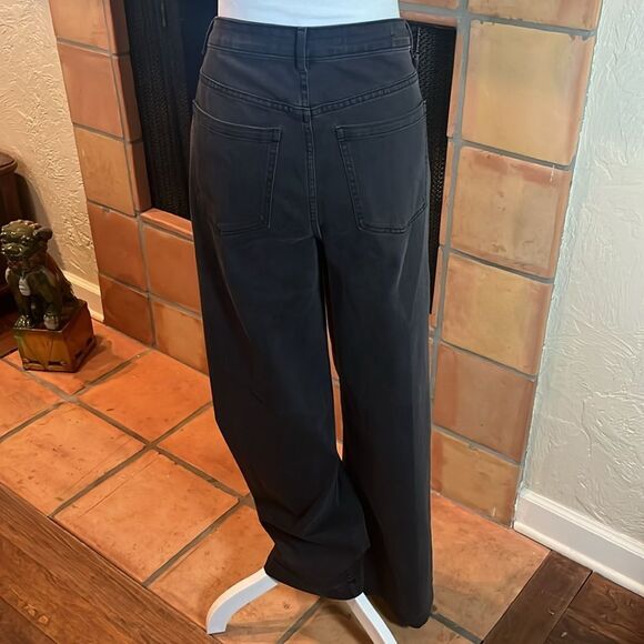 Soft Surroundings Ultimate Denim Wide Leg Jeans in Moonstone Wash, size 12 - Picture 4 of 8